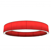 AM1848R MUSE ROUND SHADE FABRIC LAMP